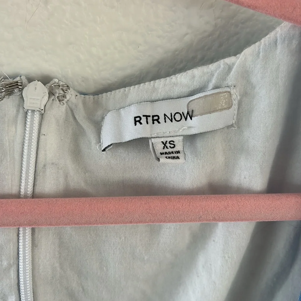 RTR NOW Blue Gingham Babydoll Dress - Picture 8 of 10